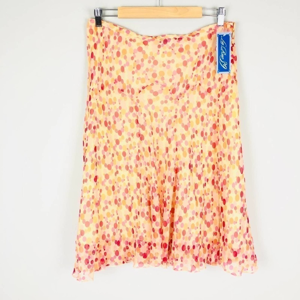 NWT La Rue 39 100% Silk Skirt 14